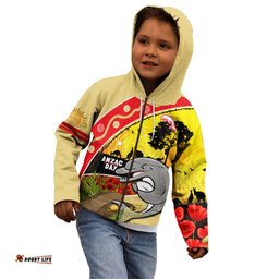Dolphins ANZAC Day Kid Hoodie Rosemary Starring Night Style