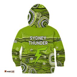 Australia Thunder Cricket Kid Hoodie Indigenous
