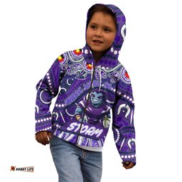 Custom Australia NAIDOC Week 2024 Kid Hoodie Melbourne Storm Mascot Keep The Fire Burning