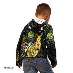 Australia Matildas Indigenous Kid Hoodie NAIDOC 2024 Keep The Fire Burning