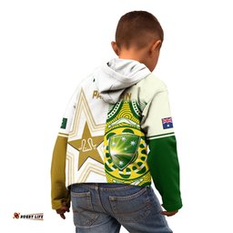 Australia And Pakistan Cricket Kid Hoodie Boxing Day Test Aussie With Shaheens