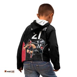 Custom Essendon and Collingwood Kid Hoodie Together Sporty Style