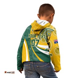 Custom Australia Matildas Indigenous Kid Hoodie Go Tilly Special