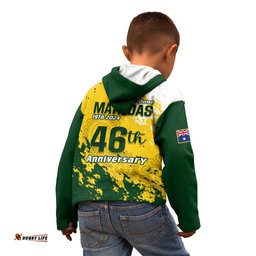 Australia Soccer Kid Hoodie Til Its Done Matildas 2024 Happy 46th Anniversary