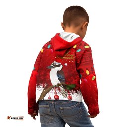 Australia Christmas Kid Hoodie Aussie Kookaburra Santa Merry Xmas