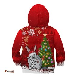 Australia Christmas Kid Hoodie Aussie Bilby Santa Merry Xmas