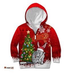 Australia Christmas Kid Hoodie Aussie Bilby Santa Merry Xmas