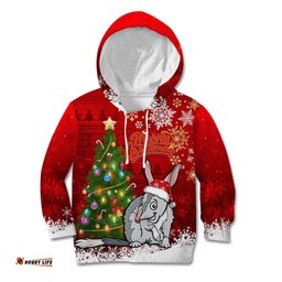 Australia Christmas Kid Hoodie Aussie Bilby Santa Merry Xmas