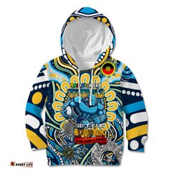 Custom NAIDOC Week 2024 Titans Kid Hoodie Mascot Rugby