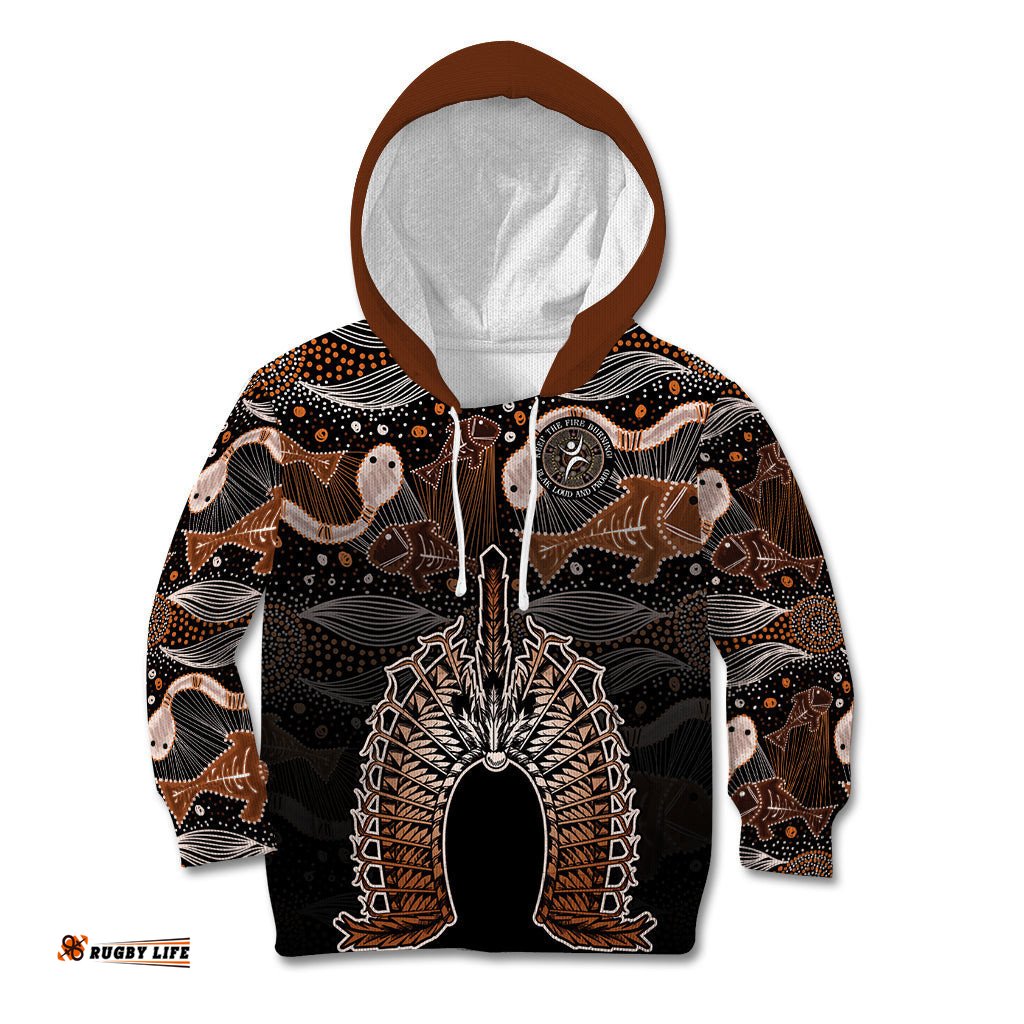 Torres Strait Islander NAIDOC 2024 Kid Hoodie Dhari Headdress Indigenous Cultural Spirit