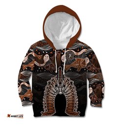 Torres Strait Islander NAIDOC 2024 Kid Hoodie Dhari Headdress Indigenous Cultural Spirit