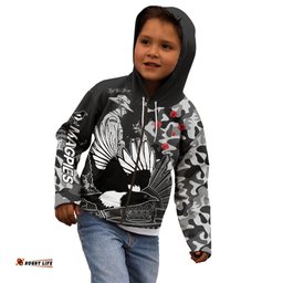 AFL ANZAC Magpies Kid Hoodie Camouflage