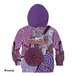Personalised Australia Koala NAIDOC 2024 Kid Hoodie Keep the Fire Burning
