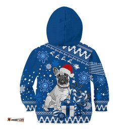 Bulldogs Rugby Kid Hoodie Christmas Vibe