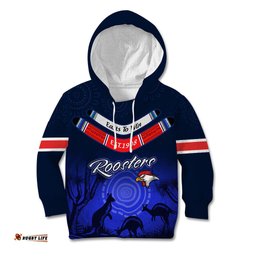 Rosster Easts To Win Kid Hoodie Sydney Rugby est 1908 Boomerang Indeginous