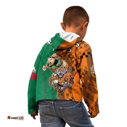 Wests Tigers and Rabbitohs Rugby Kid Hoodie Sporty Style