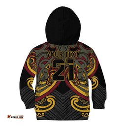 Maori Hei Tiki Tribal Tattoo Kid Hoodie