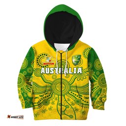 Cricket Australia Hoodie KID Aussie Indigenous Special Version