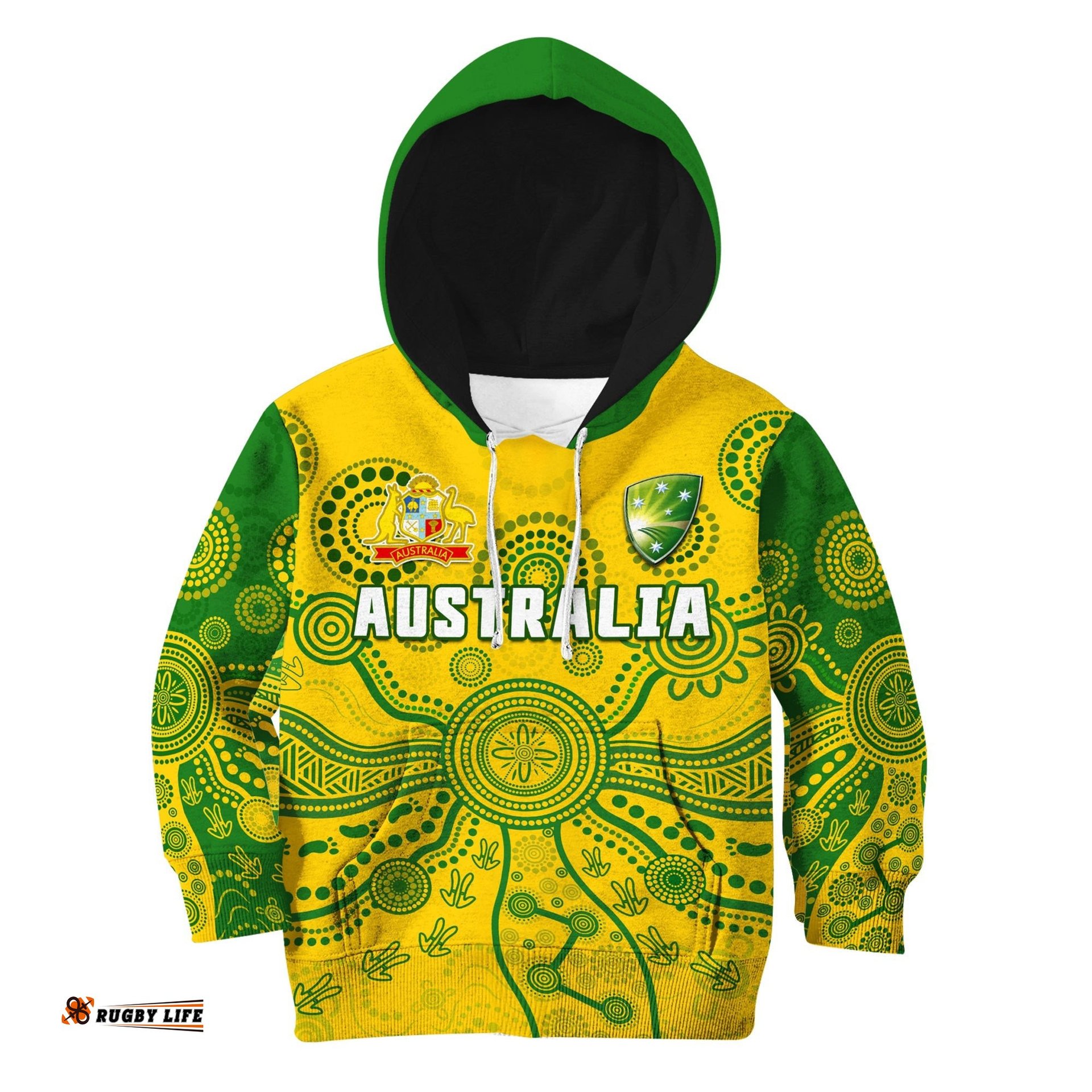 Cricket Australia Hoodie KID Aussie Indigenous Special Version