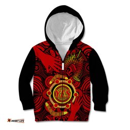 Australia Walk For Yes Kid Hoodie Say Yes To Australian Indigenous Voice