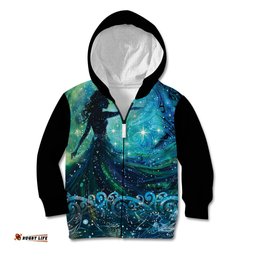 New Zealand Matariki Hiwa i te rangi Kid Hoodie Titiro ki nga Whetu Wishing Star