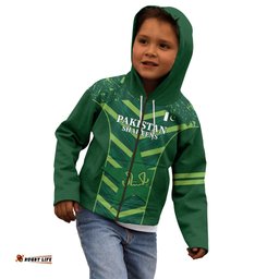 Custom Pakistan Cricket Kid Hoodie 2024 World Cup Go Shaheens