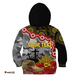 Tigers Football ANZAC Hoodie KID Aboriginal Mix Slouch Hat