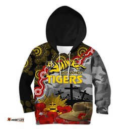 Tigers Football ANZAC Hoodie KID Aboriginal Mix Slouch Hat