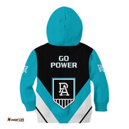 Port Adelaide Football Kid Hoodie Go Power Sporty Style