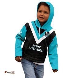 Port Adelaide Football Kid Hoodie Go Power Sporty Style