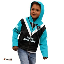 Port Adelaide Football Kid Hoodie Go Power Sporty Style