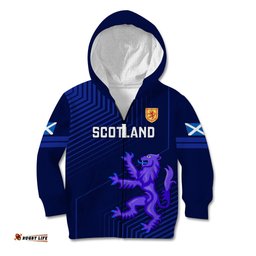 Scotland Rugby Kid Hoodie Go Scottish