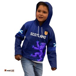 Scotland Rugby Kid Hoodie Go Scottish