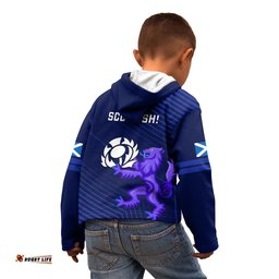 Scotland Rugby Kid Hoodie Go Scottish