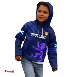 Scotland Rugby Kid Hoodie Go Scottish