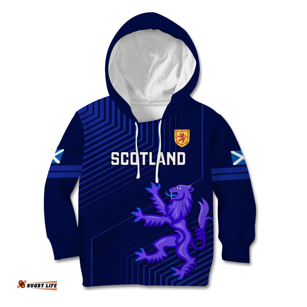 Scotland Rugby Kid Hoodie Go Scottish