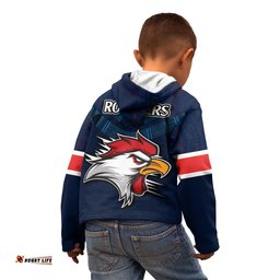 Roosters Permier Kid Hoodie NRL Mascot with Aboriginal