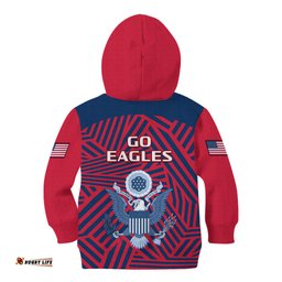 United States Rugby Kid Hoodie USA Go Eagles Pacific