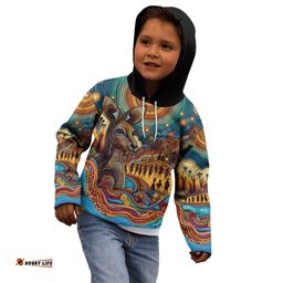 Aboriginal Dreamtime Stories Land Kid Hoodie LT9