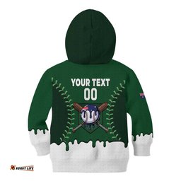 Australia 2026 Baseball Custom Kid Hoodie Go Aussie Drip Style LT14