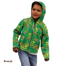 Australia Billy Buttons Kid Hoodie Aussie Pycnosorus Kangaroo Seamless Style LT14