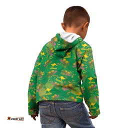 Australia Billy Buttons Kid Hoodie Aussie Pycnosorus Kangaroo Seamless Style LT14