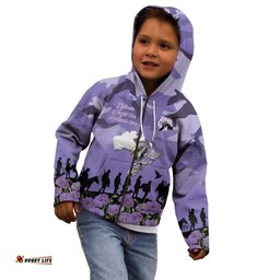 ANZAC Day Kid Hoodie Lest We Forget the Animals Too LT19
