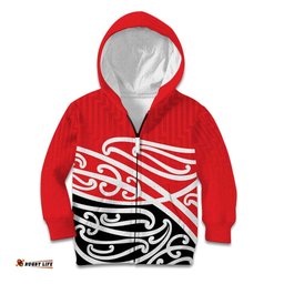 All Red New Zealand Kowhai Ngutukak Kid Hoodie LT9