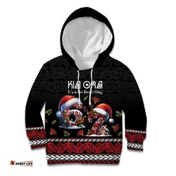 Aotearoa Six Seven Personalized Kid Hoodie New Zealand Funny Christmas LT9