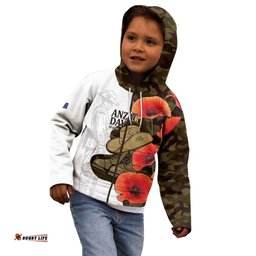 Australia ANZAC Day Kid Hoodie Boots And Slouch Hat Lest We Forget LT14