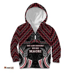Aotearoa Kid Hoodie Proud To Be Maori LT05