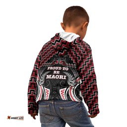 Aotearoa Kid Hoodie Proud To Be Maori LT05