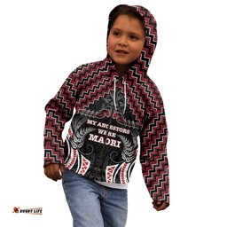 Aotearoa Kid Hoodie Proud To Be Maori LT05