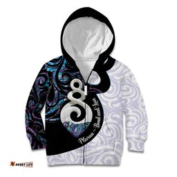 Aotearoa Pikorua Kid Hoodie NZ Twist - Bond And Love LT14